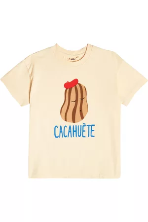 Jelly Mallow Bedrucktes T-Shirt aus Baumwoll-Jersey