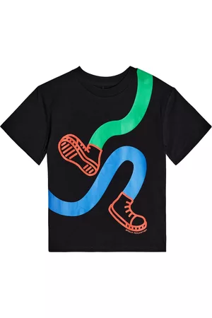 Stella McCartney Jungen Shirts - Bedrucktes T-Shirt aus Baumwoll-Jersey