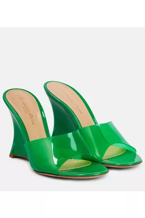 Gianvito Rossi Wedge-Pantoletten Vernice