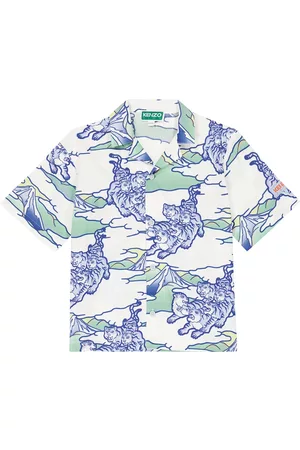 Kenzo Jungen Hemden - Hemd Tiger aus Baumwolle