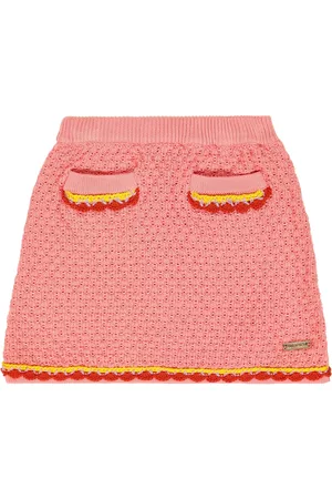 Moschino Bestickter Rock aus Baumwolle