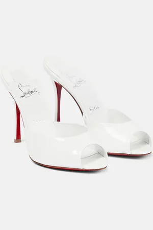 Christian Louboutin Bridal Pantoletten Me Dolly aus Lackleder