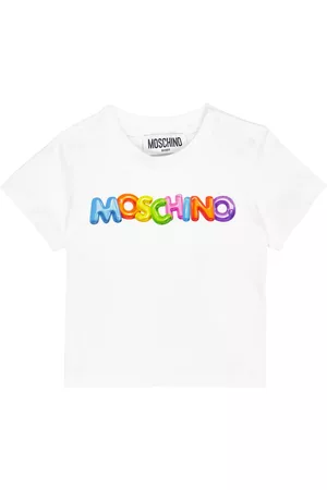 Moschino Baby Bedrucktes T-Shirt aus Baumwolle