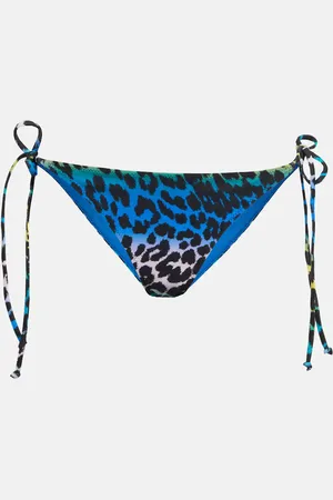 Ganni Bedrucktes Bikini-Höschen