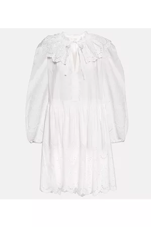 ULLA JOHNSON Damen Freizeitkleider - Minikleid Narcisa aus Baumwolle