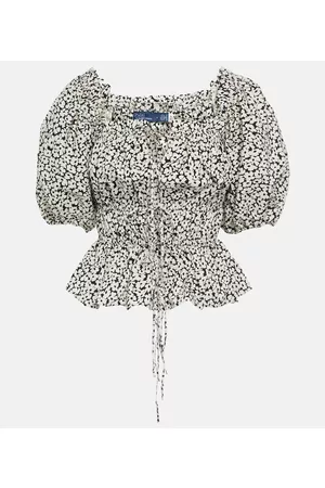 Ralph Lauren Damen Blusen - Bedruckte Bluse aus Baumwolle