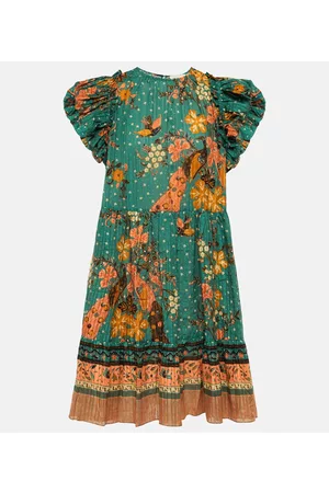 ULLA JOHNSON Damen Freizeitkleider - Minikleid Etta aus einem Baumwollgemisch