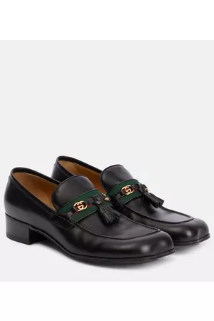 Gucci Damen Loafers - Loafers Interlocking G aus Leder