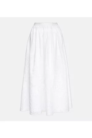 Ralph Lauren Damen Midiröcke - Midirock aus Leinen
