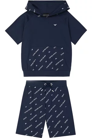 Emporio Armani Jungen Shorts - Set aus Hoodie und Shorts