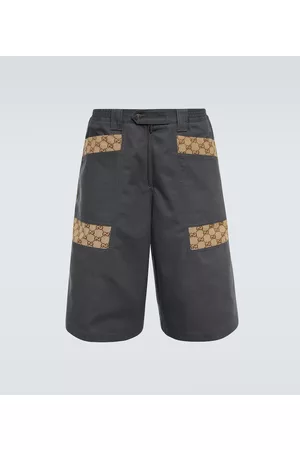 Gucci Herren Shorts - Weite Bermuda-Shorts aus Canvas