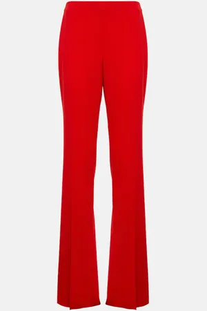 Salvatore Ferragamo High-Rise Hose aus Schurwolle