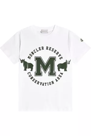 Moncler Jungen Shirts - T-Shirt aus Baumwolle
