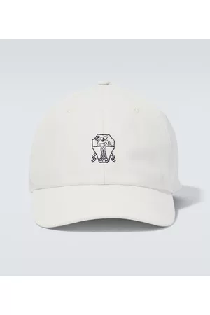 Brunello Cucinelli Herren Caps - Bestickte Baseballcap aus Baumwolle