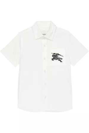 Burberry Jungen Hemden - Besticktes Hemd aus Baumwolle