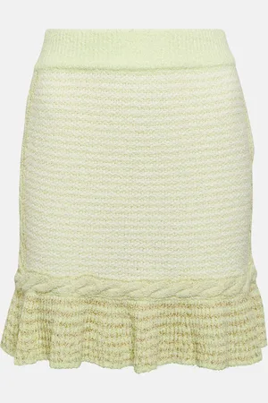 LOVESHACKFANCY High-Rise-Minirock Heiress aus Tweed