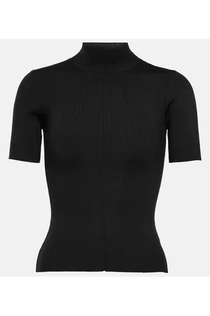 Oscar de la Renta Damen Strickpullover - Top aus einem Seidengemisch