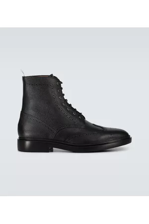 Thom Browne Herren Stiefel - Ankle Boots aus Leder