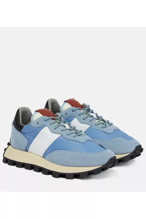 Tod's Damen Flache Sneakers - Sneakers mit Veloursleder