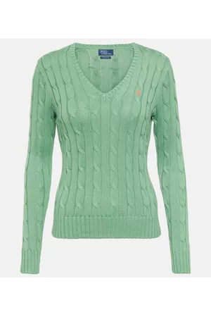 Ralph Lauren Damen Strickpullover - Pullover aus Baumwolle