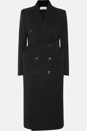 Balenciaga Mantel aus Stretch-Wolle