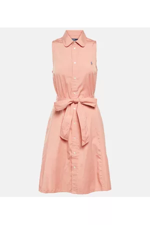Ralph Lauren Damen Freizeitkleider - Hemdblusenkleid aus Baumwolle
