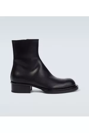 Alexander McQueen Herren Stiefel - Ankle Boots aus Leder