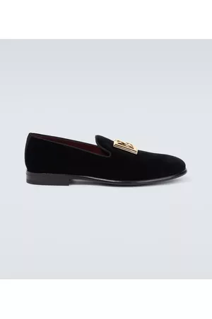 Dolce & Gabbana Herren Loafers - Loafers DG aus Veloursleder