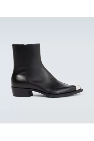 Alexander McQueen Herren Stiefel - Ankle Boots Punk aus Leder