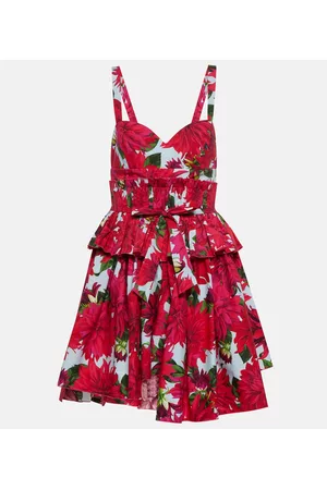 Oscar de la Renta Damen Freizeitkleider - Minikleid aus Baumwollpopeline