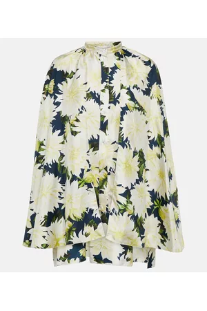 Oscar de la Renta Damen Ärmellose Blusen - Bluse aus Seide