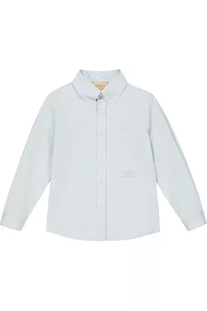 Gucci Jungen Hemden - Besticktes Hemd aus einem Baumwollgemisch