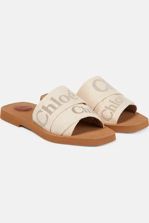 Chloé Chloé Pantoletten Woody aus Canvas