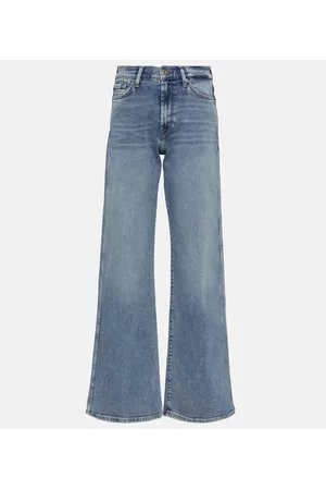 7 for all Mankind Damen High Waisted Jeans - High-Rise Jeans Lotta