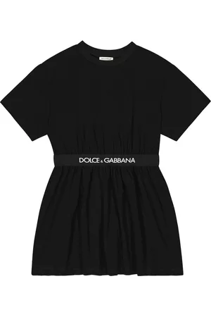 Dolce & Gabbana Mädchen Kleider - Kleid aus einem Baumwollgemisch