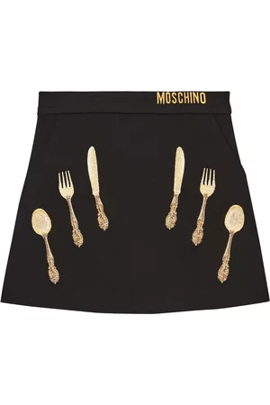 Moschino Mädchen Röcke - Bestickter Rock aus Jersey