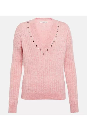 Alessandra Rich Damen Strickpullover - Pullover aus einem Wollgemisch