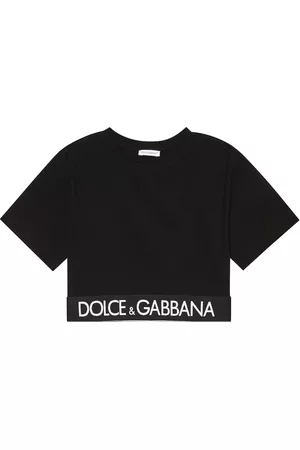 Dolce & Gabbana Mädchen Shirts - T-Shirt aus einem Baumwollgemisch