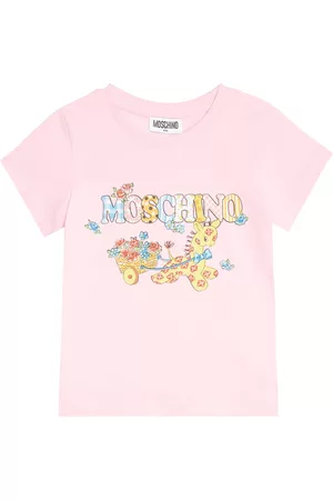 Moschino Mädchen Shirts - T-Shirt aus einem Baumwollgemisch
