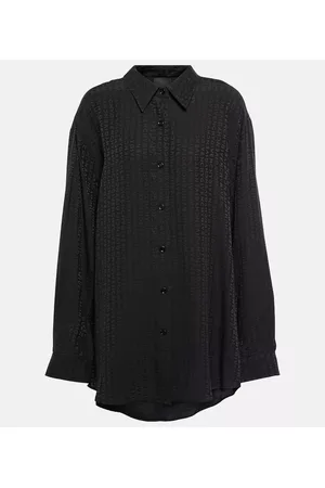 Givenchy Damen Longsleeves - Hemd aus Seide