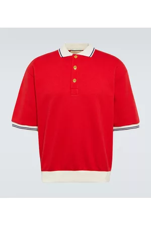 Gucci Herren Poloshirts - Bedrucktes Polohemd aus Baumwoll-Jersey