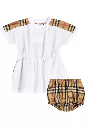 Burberry Baby Outfit Sets - Baby Set Vintage Check aus Kleid und Höschen