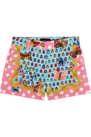 VERSACE Mädchen Shorts - Shorts Butterflies Kids aus Gabardine