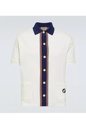 Gucci Herren Poloshirts - Polohemd aus Baumwolle