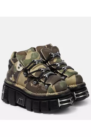 Vetements Damen Sneakers mit Plateau - X New Rock Plateau-Sneakers