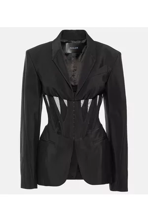 MUGLER Damen Blazer & Sakkos - Blazer mit Tüll