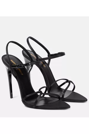 Saint Laurent Damen Sandalen - Sandalen Clara 110 aus Satin