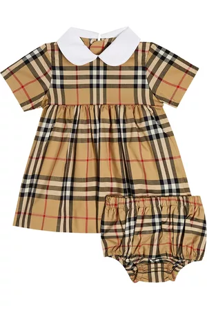 Burberry Baby Outfit Sets - Baby Set Vintage Check aus Kleid und Höschen