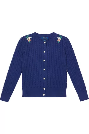 Ralph Lauren Damen Strickpullover - Bestickter Cardigan