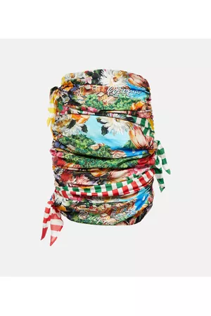 Dolce & Gabbana Damen Bandshirts - Top Portofino aus Seide
